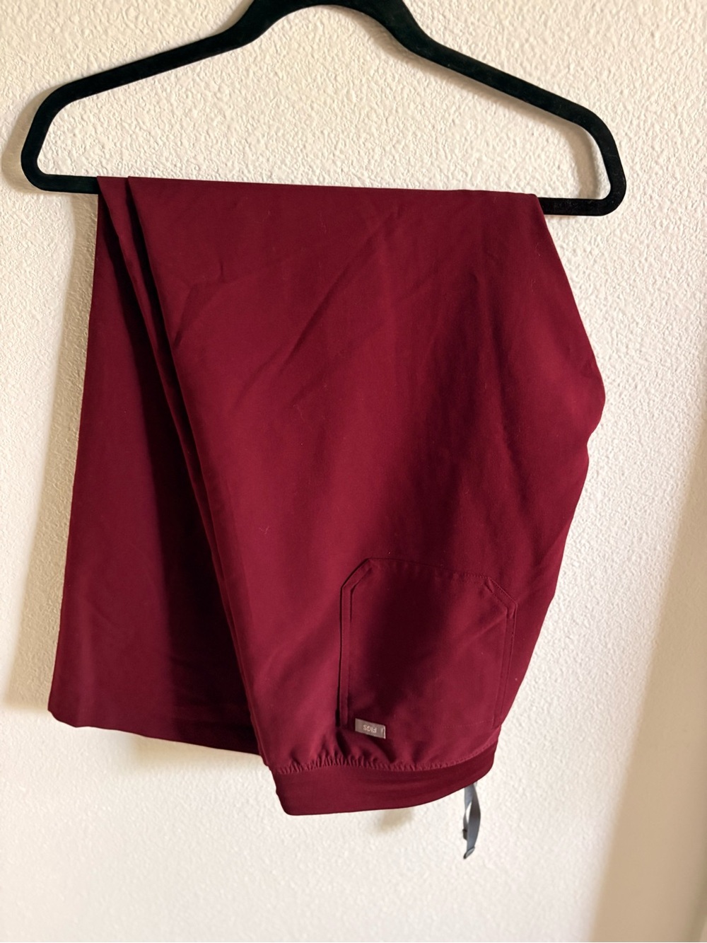 Figs Women's Scrub Trousers in Deep Maroon